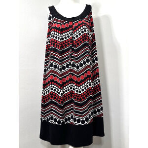 En Focus Women Polka Dot Stripe Sleeveless Dress Aline Sundress Statement 14W